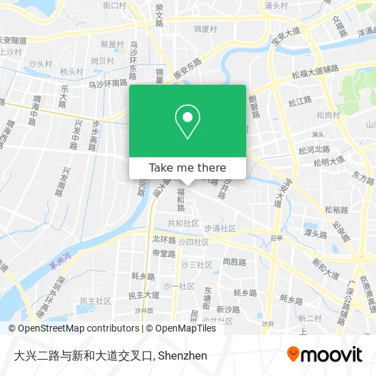大兴二路与新和大道交叉口 map