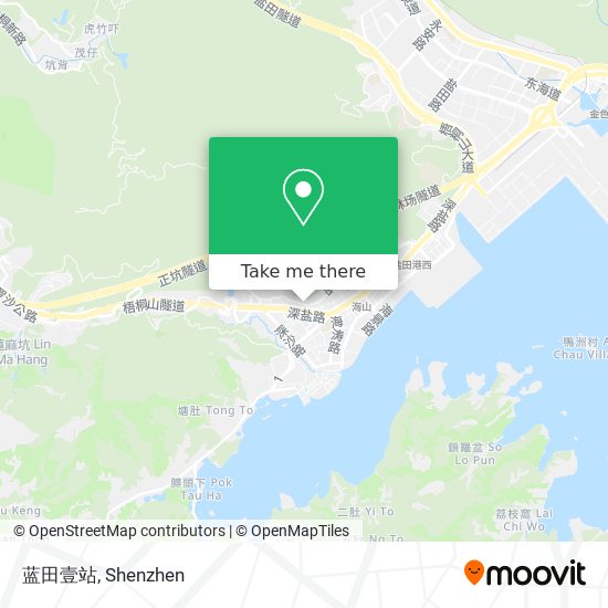 蓝田壹站 map