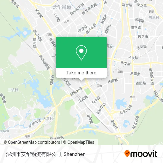 深圳市安华物流有限公司 map