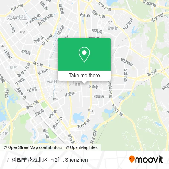 万科四季花城北区-南2门 map