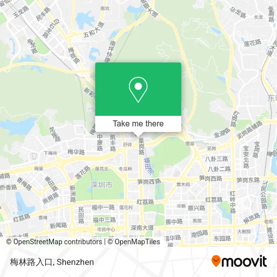 梅林路入口 map