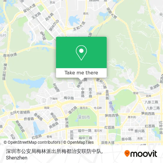 深圳市公安局梅林派出所梅都治安联防中队 map