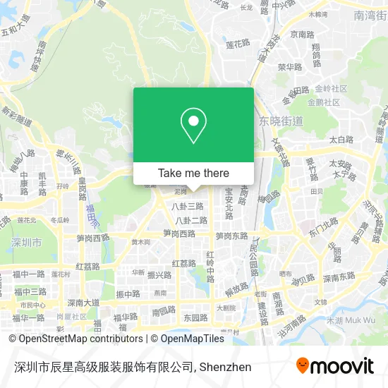 深圳市辰星高级服装服饰有限公司 map