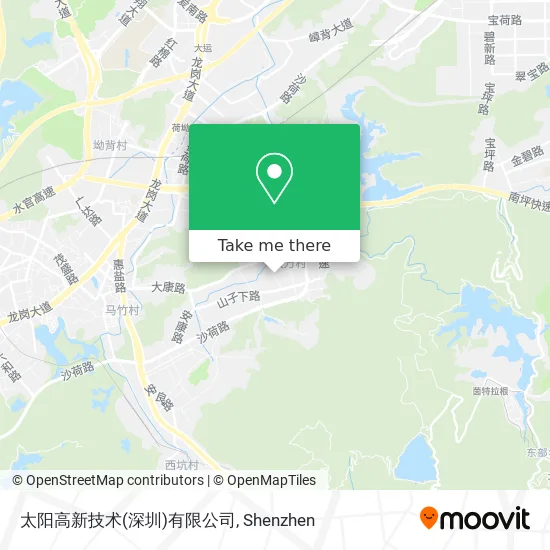 太阳高新技术(深圳)有限公司 map