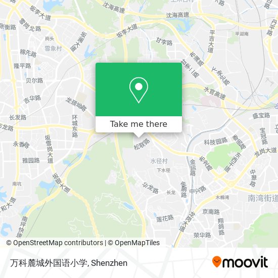 万科麓城外国语小学 map