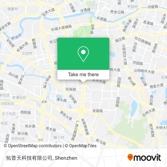 拓普天科技有限公司 map