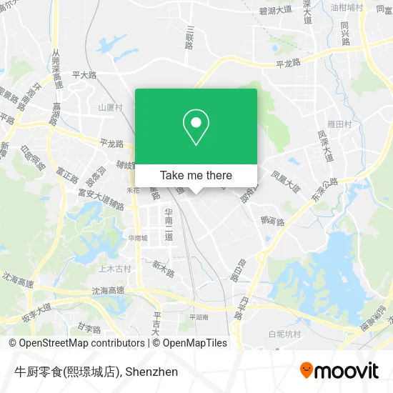 牛厨零食(熙璟城店) map