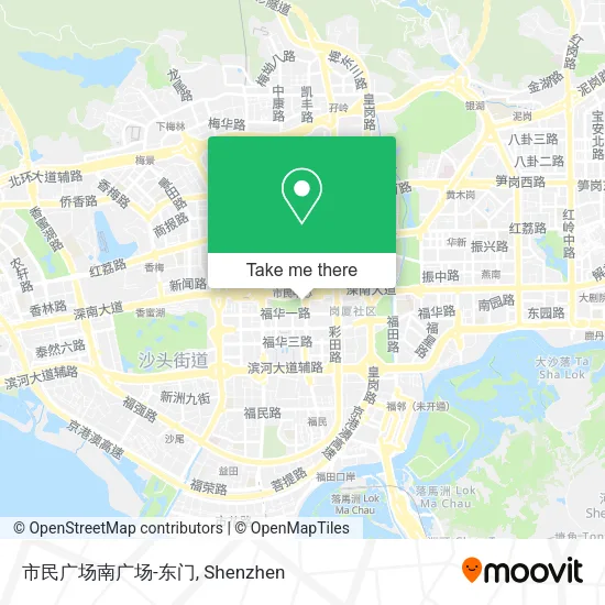 市民广场南广场-东门 map