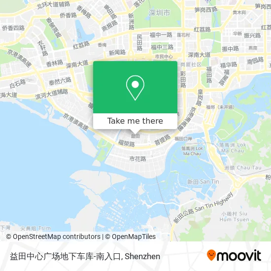益田中心广场地下车库-南入口 map