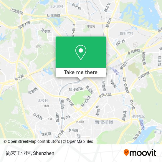 岗宏工业区 map