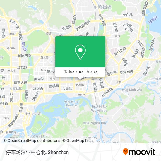 停车场深业中心北 map