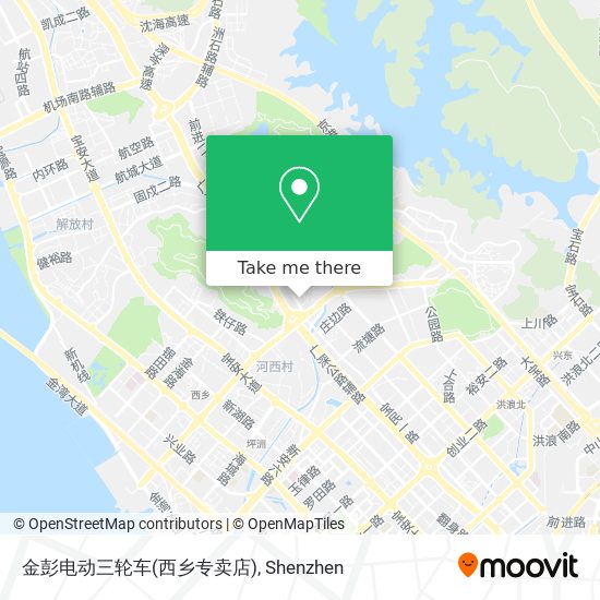 金彭电动三轮车(西乡专卖店) map