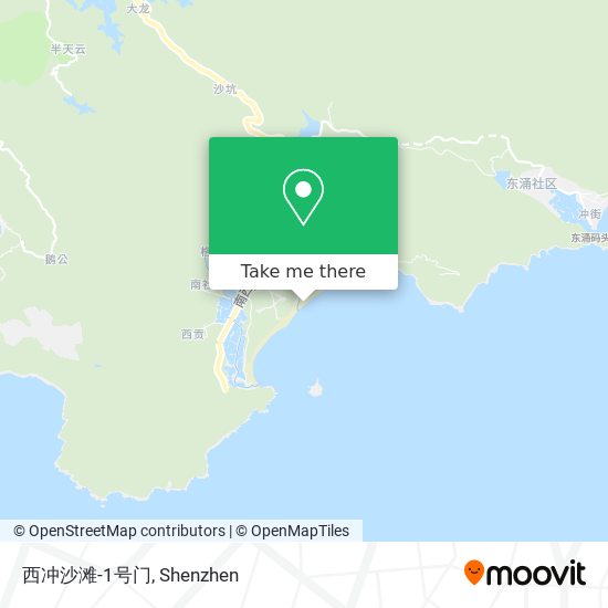 西冲沙滩-1号门 map