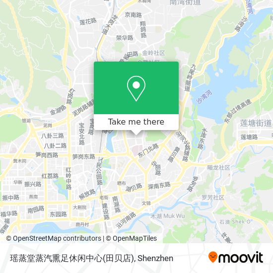 瑶蒸堂蒸汽熏足休闲中心(田贝店) map