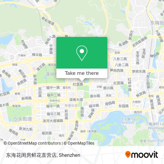 东海花闺房鲜花直营店 map