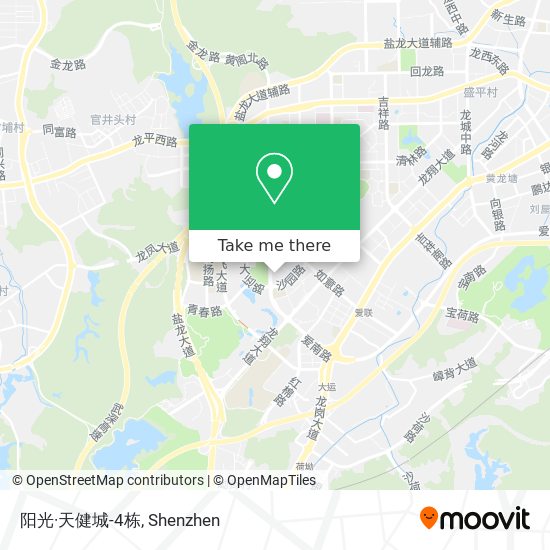 阳光·天健城-4栋 map