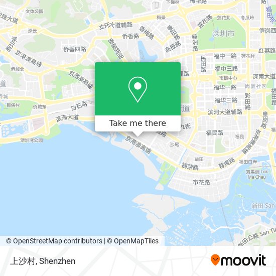 上沙村 map