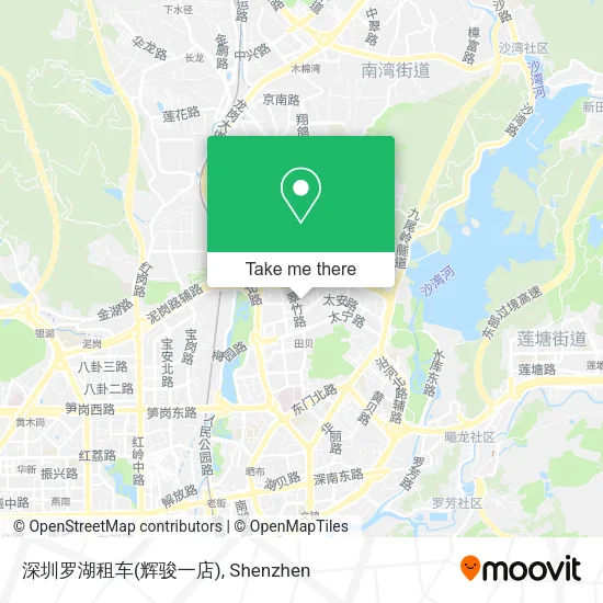 深圳罗湖租车(辉骏一店) map
