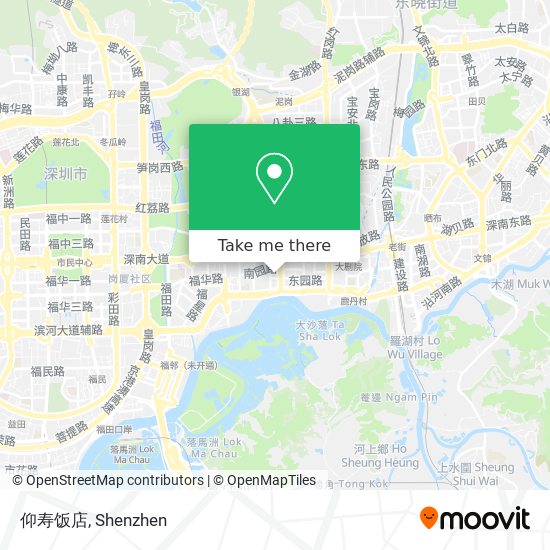 仰寿饭店 map