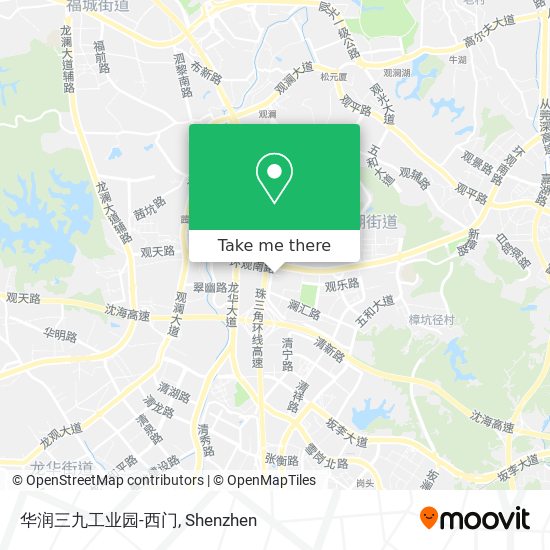 华润三九工业园-西门 map