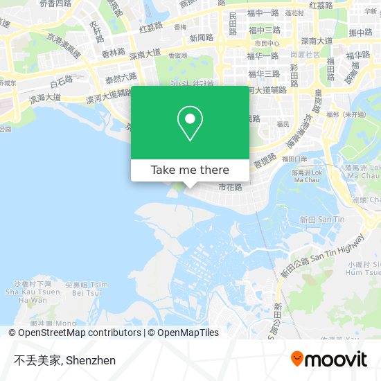 不丢美家 map