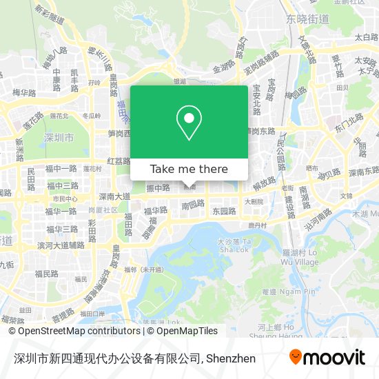 深圳市新四通现代办公设备有限公司 map