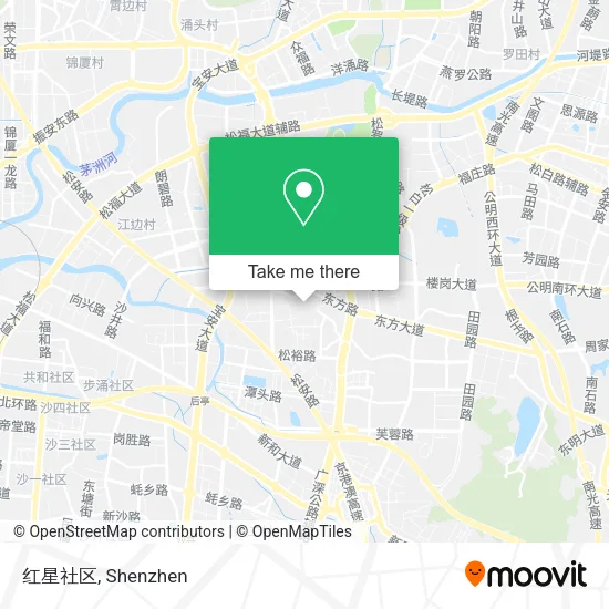 红星社区 map