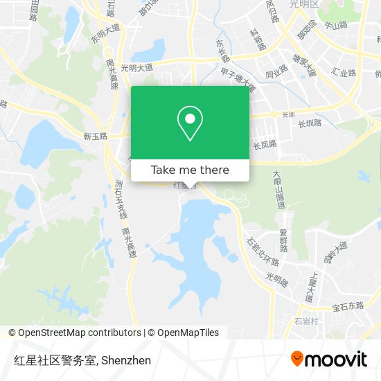 红星社区警务室 map