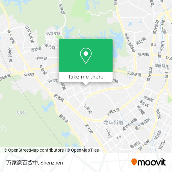 万家豪百货中 map