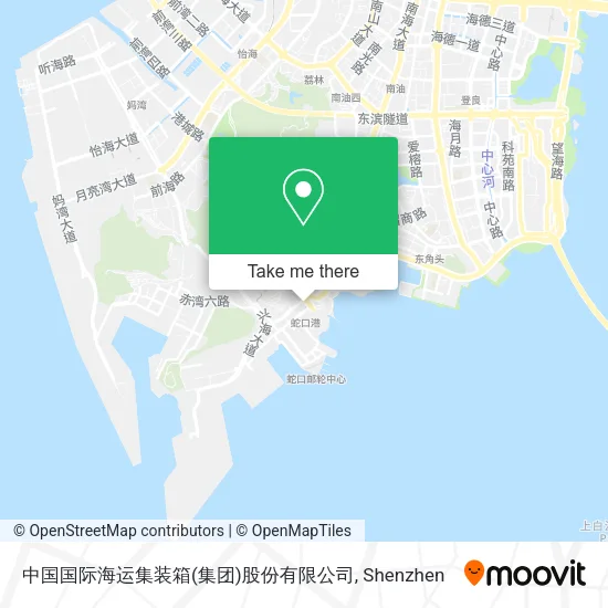 中国国际海运集装箱(集团)股份有限公司 map