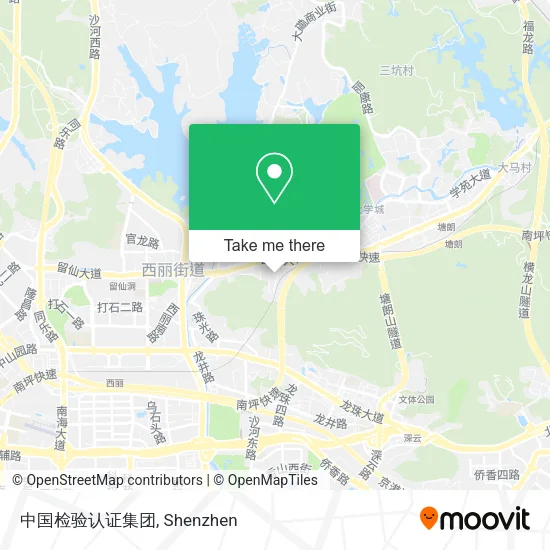 中国检验认证集团 map