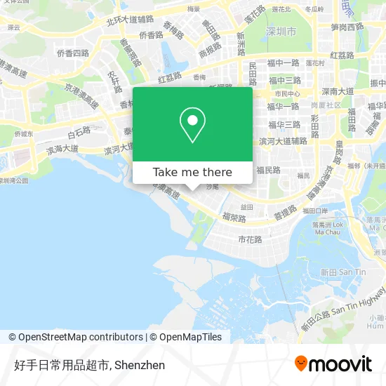 好手日常用品超市 map