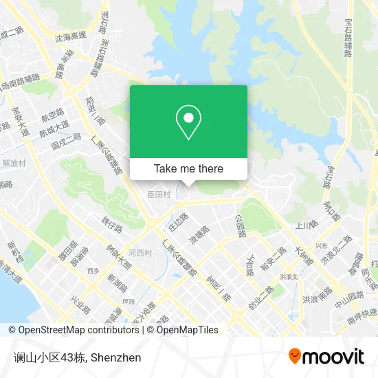 谰山小区43栋 map