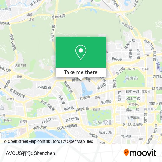 AVOUS有你 map