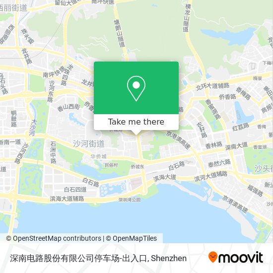 深南电路股份有限公司停车场-出入口 map