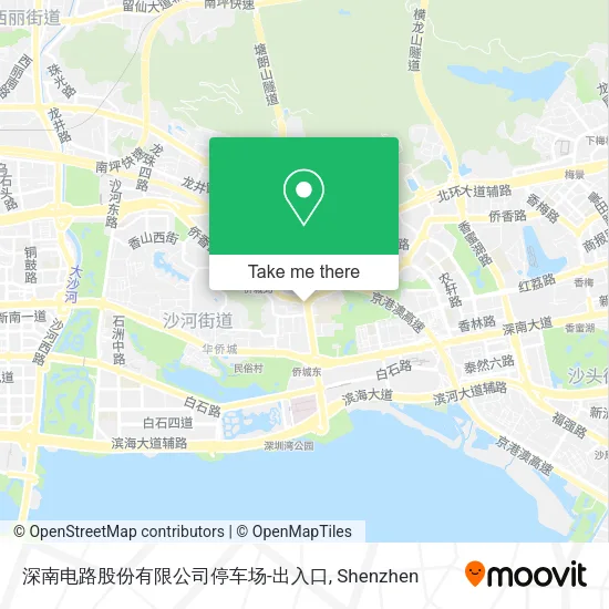 深南电路股份有限公司停车场-出入口 map