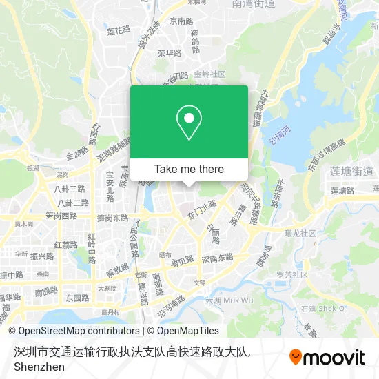 深圳市交通运输行政执法支队高快速路政大队 map