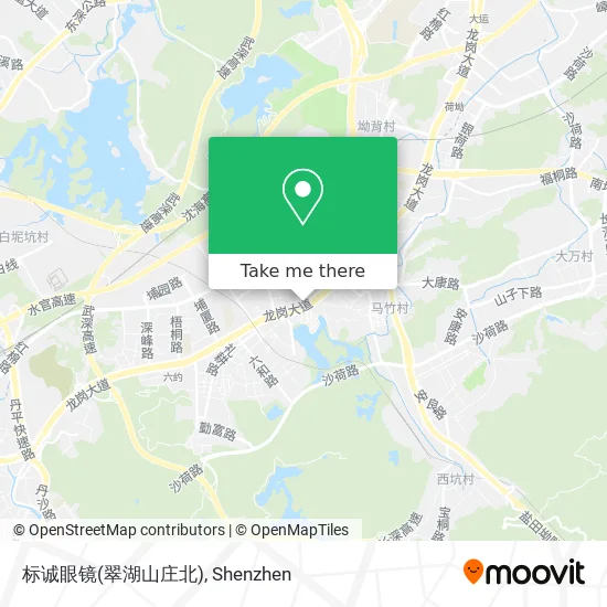 标诚眼镜(翠湖山庄北) map