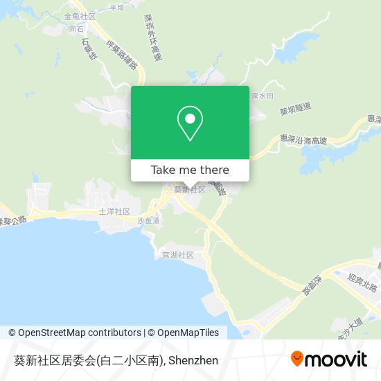 葵新社区居委会(白二小区南) map