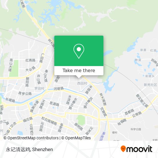 永记清远鸡 map