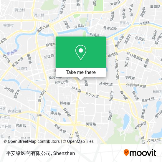 平安缘医药有限公司 map