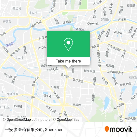 平安缘医药有限公司 map