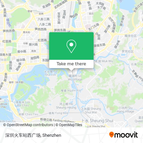 深圳火车站西广场 map