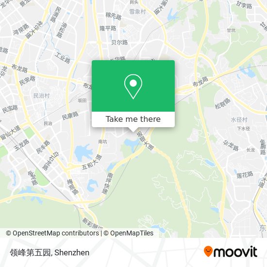领峰第五园 map