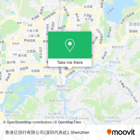 香港亿信行有限公司(深圳代表处) map