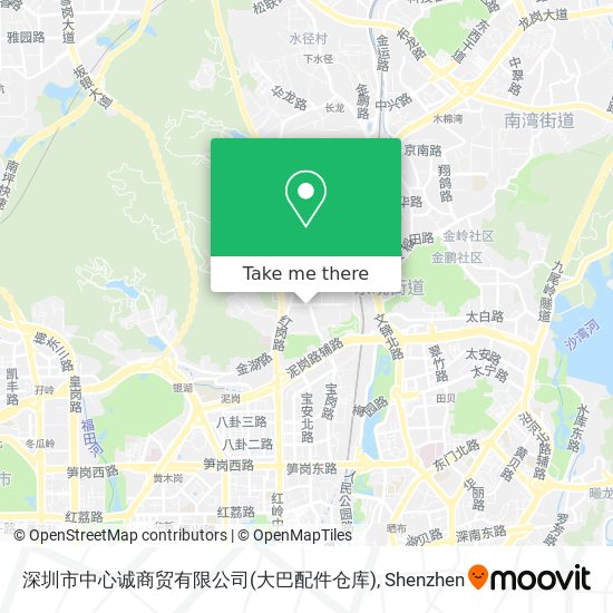 深圳市中心诚商贸有限公司(大巴配件仓库) map