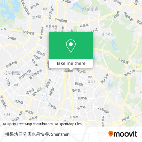 拼果坊三分店水果快餐 map