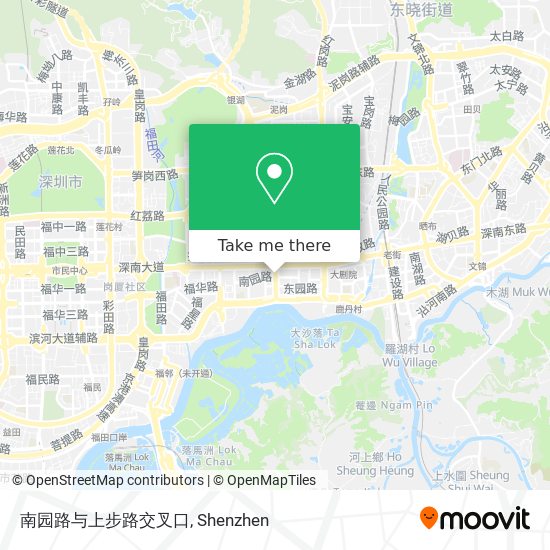 南园路与上步路交叉口 map