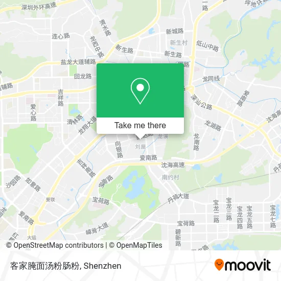 客家腌面汤粉肠粉 map