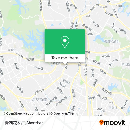 青湖花木厂 map
